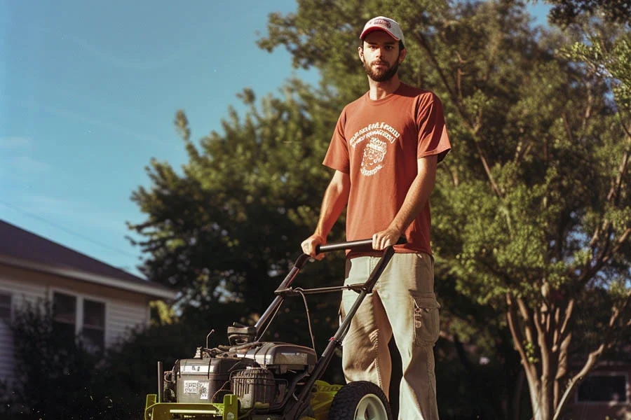 small battery operated lawn mowers